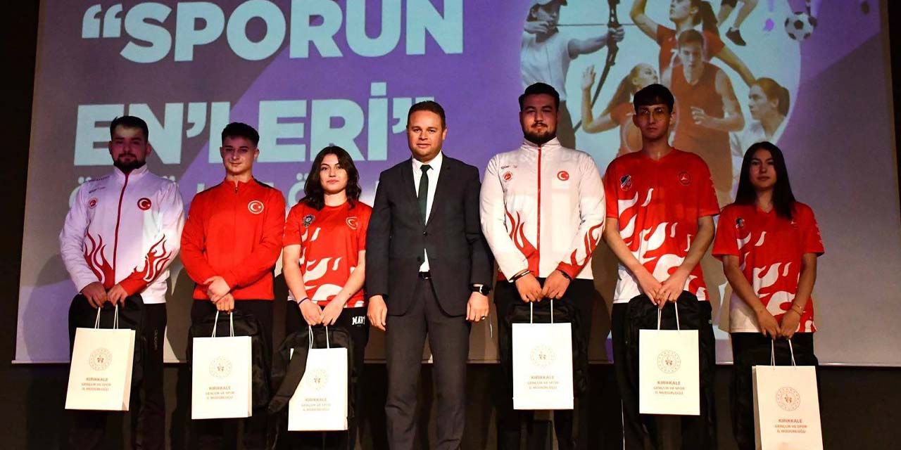 Kırıkkale'de "Sporun Enleri" ödüllendirildi