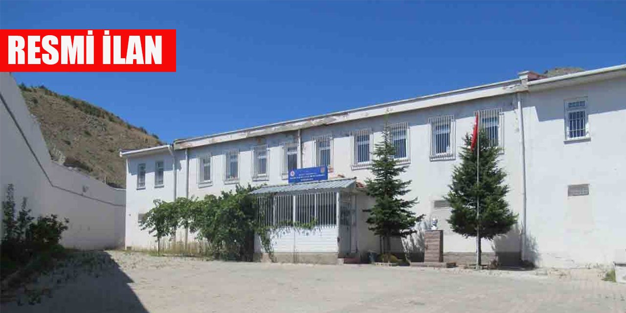 Delice Cezaevi Resmi İlan