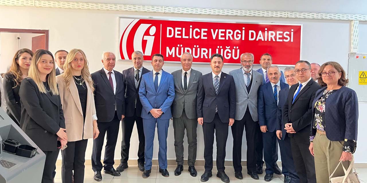 Delice’de Vergi Dairesi Müdürlüğü hizmete açıldı