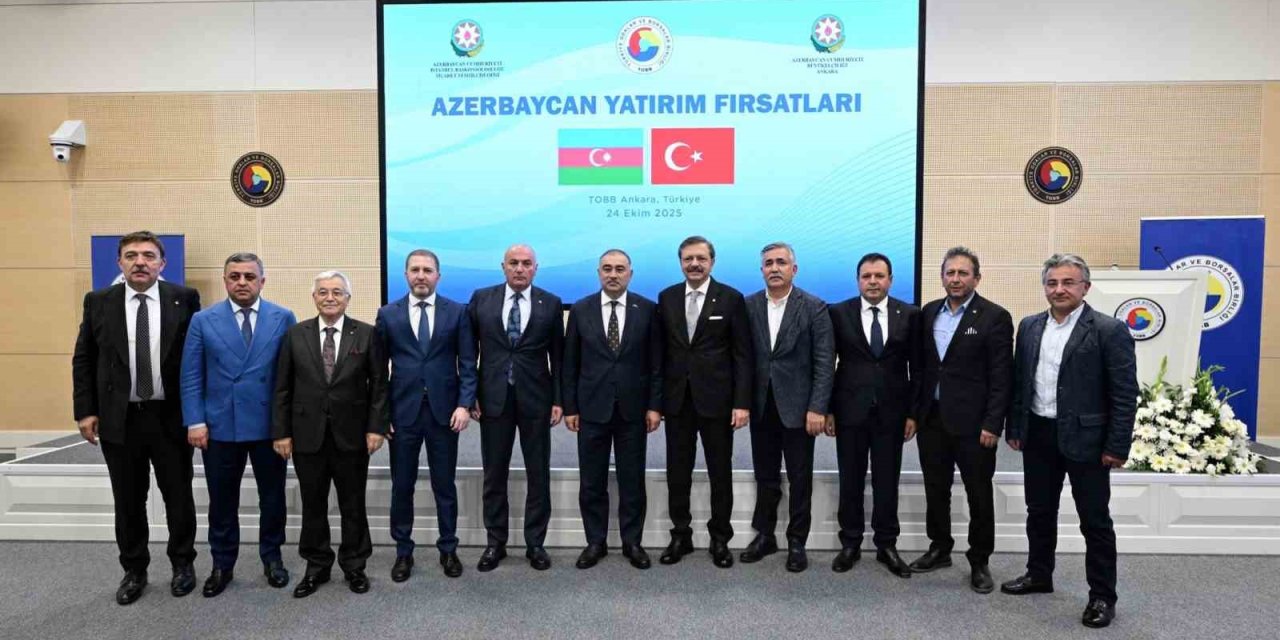 TOBB Başkanı Hisarcıklıoğlu: "Azerbaycan yaklaşık 17 milyar dolarlık yatırım hacmiyle Türk yatırımlarının en yoğun olduğu ülke"
