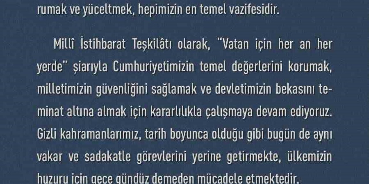 Kalın: "Cumhuriyet, aziz milletimizin en güçlü ifadesidir"