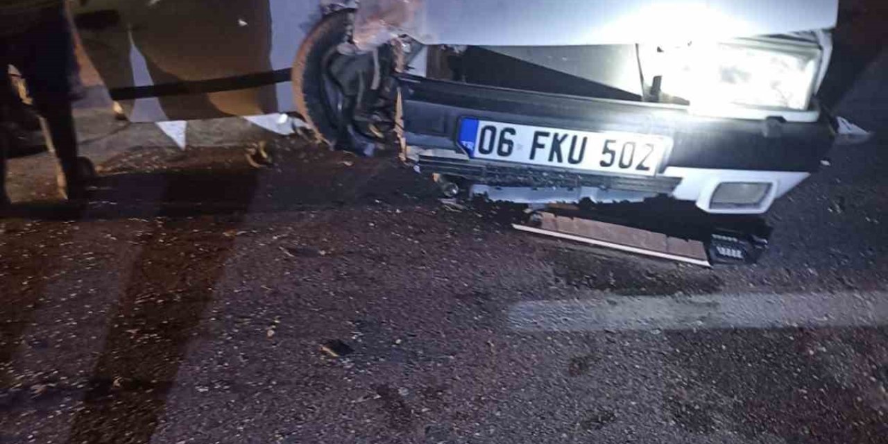 Akyurt’ta trafik kazası: 2 kişi yaralandı