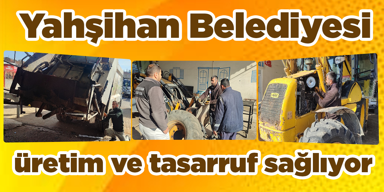 Yahşihan Belediyesi, üretim ve tasarruf sağlıyor