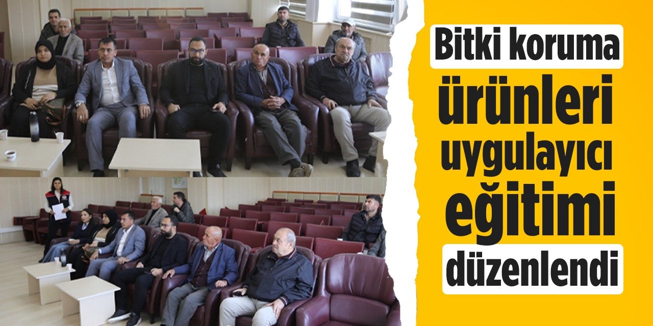 Kırıkkale'de bitki koruma ürünleri uygulayıcı eğitimi düzenlendi