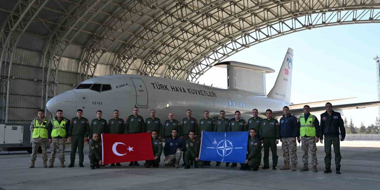 MSB: "Havadan İhbar Kontrol uçağı, 27 Ekim tarihinde NATO hava sahasında Romanya üzerinde görev uçuşu icra etti"