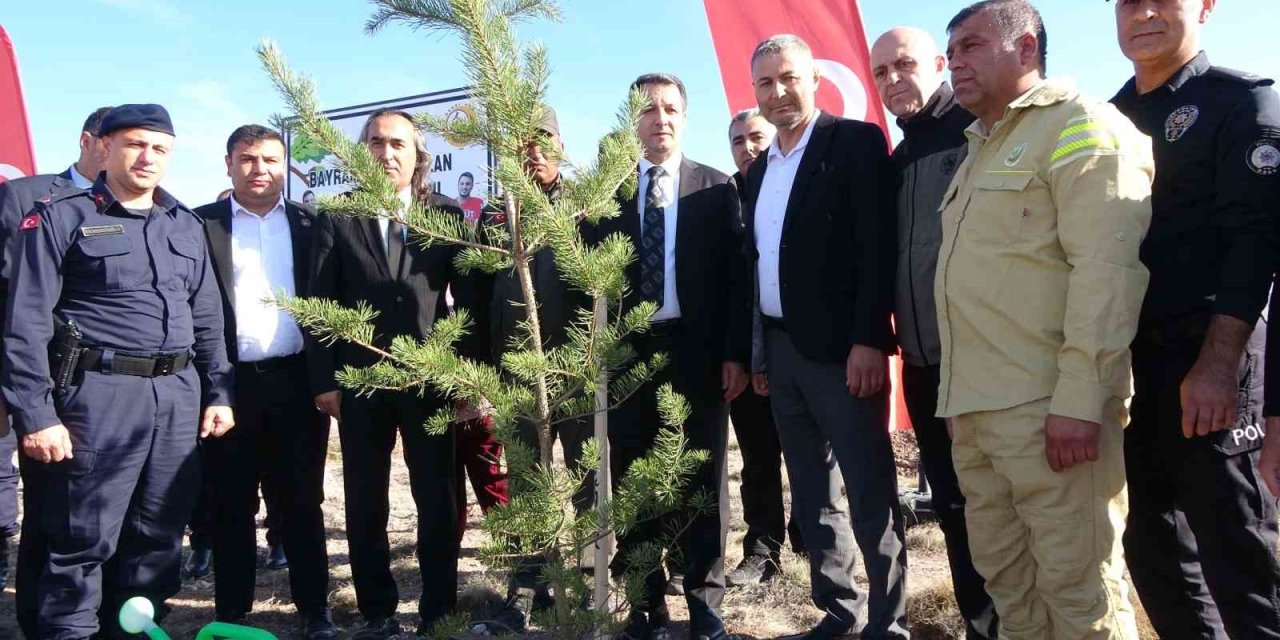 Yeşil Vatan Şehidi Bayram Eren Arslan adına Sorgun’da hatıra ormanı oluşturuldu