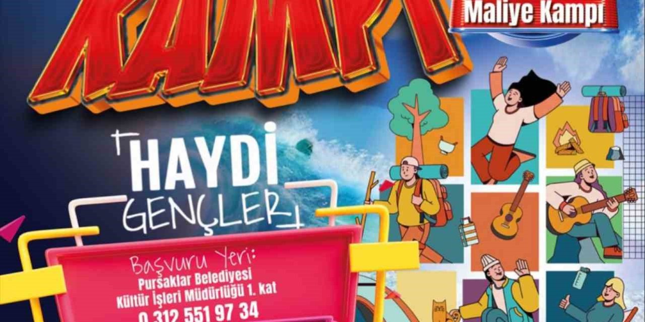 Pursaklar’ın genç kızları gençlik kampına gidiyor