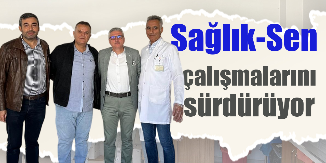 Sağlık-Sen çalışmalarını sürdürüyor