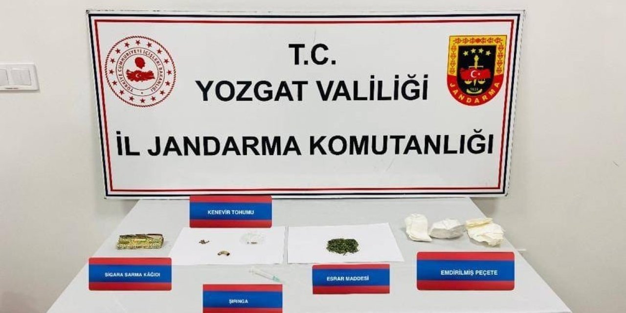 Yozgat’ta uyuşturucu madde kullanan şahıslar yakalandı