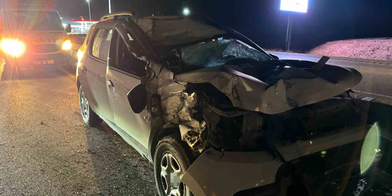 Çorum’da 5 araçlı zincirleme kaza: 3 yaralı