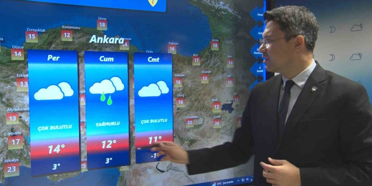 Meteoroloji Genel Müdürlüğü: "Ülke genelinde yağış bekleniyor"