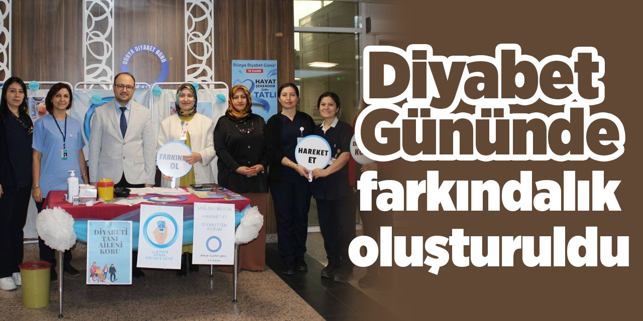 Diyabet Gününde farkındalık oluşturuldu