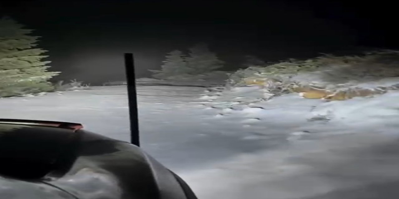 Çankırı’da kar yağışı etkili oldu