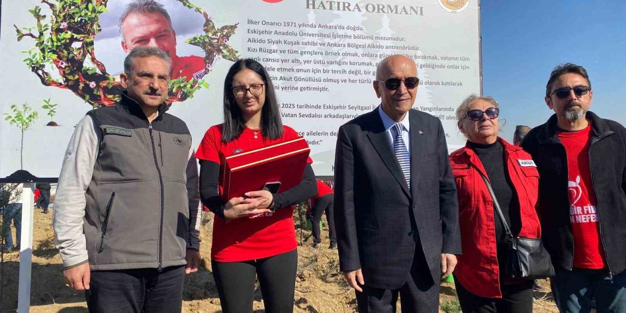 Akut Şehitleri anısına 3 hatıra ormanı