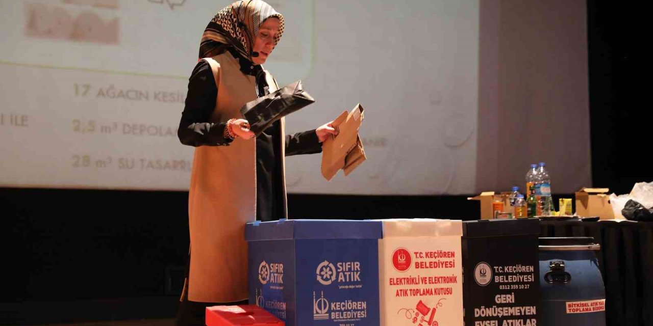 Keçiören Belediyesi’nden öğretmenlere çevre ve sıfır atık eğitimi
