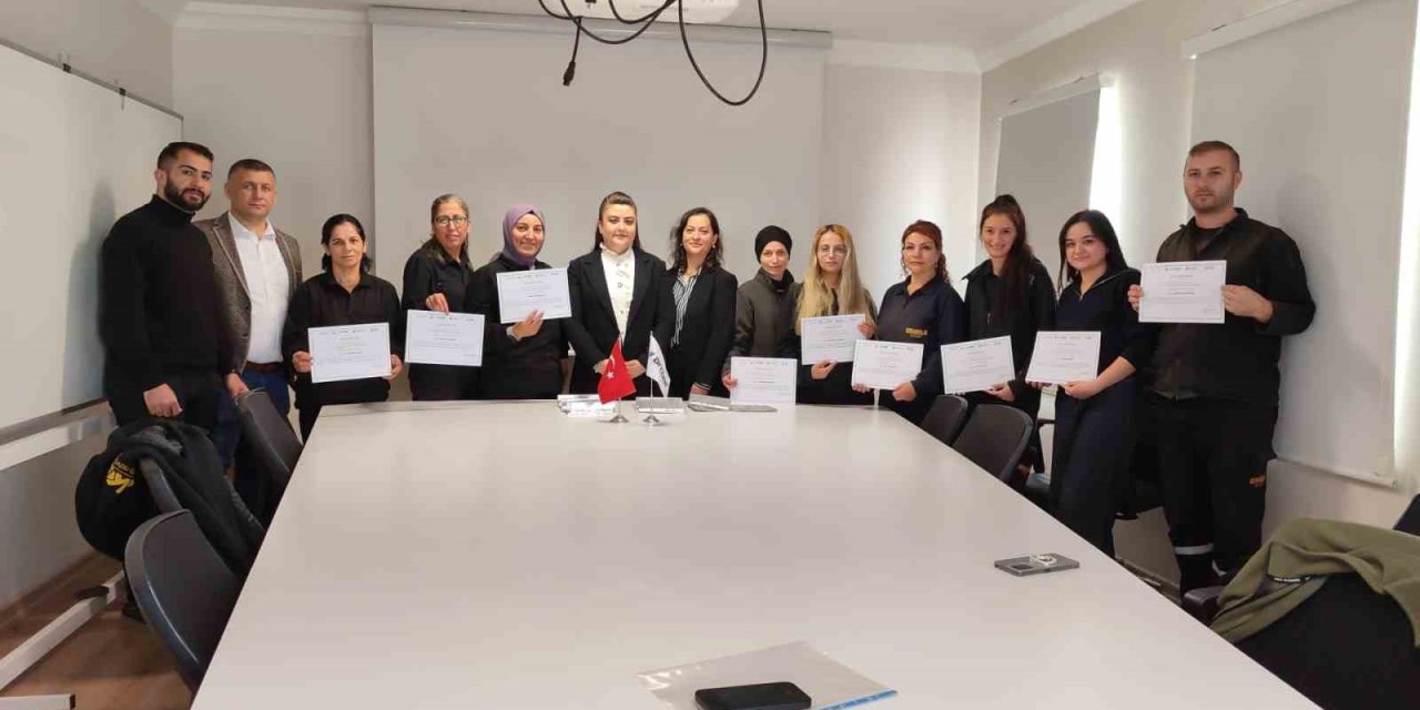 Sanayide kadın gücü: Çorum’da 15 kadın kaynakçı sertifikalarını aldı