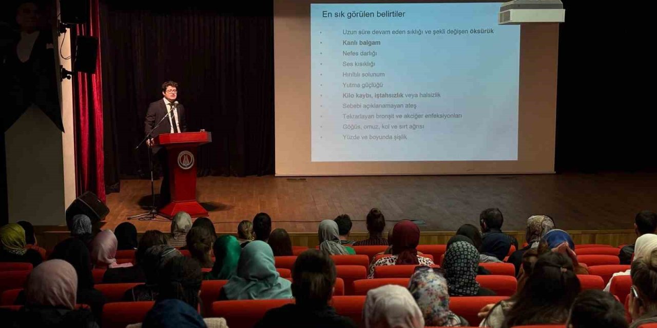 Sincan Belediyesi’nden diyabet ve akciğer kanseri farkındalık semineri
