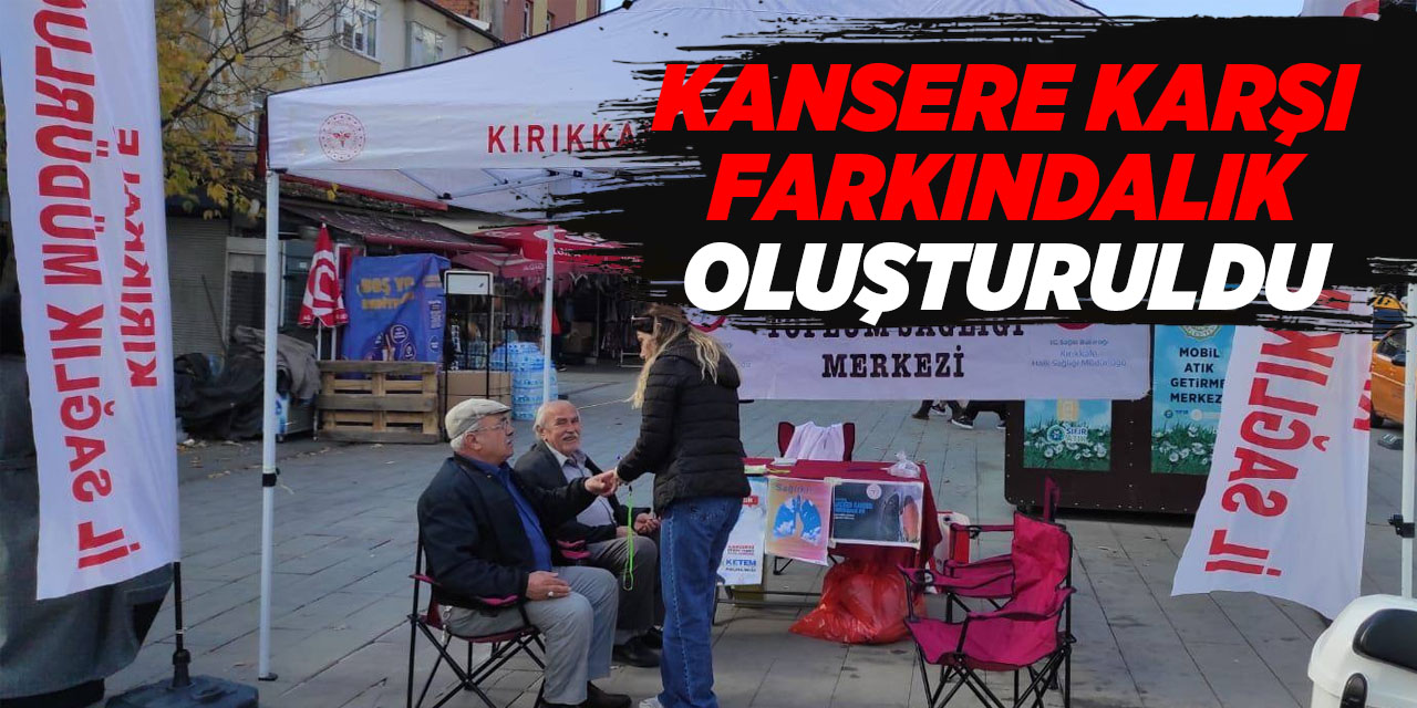 Kansere karşı farkındalık oluşturuldu