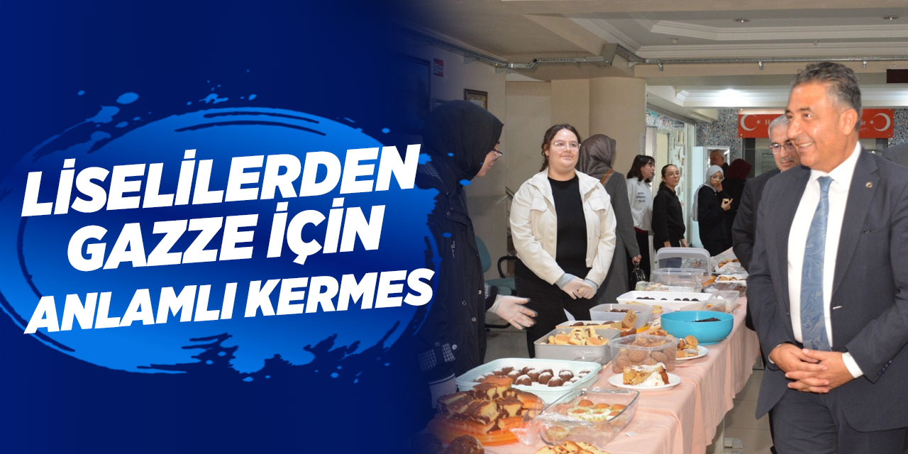 Liselilerden Gazze için anlamlı kermes