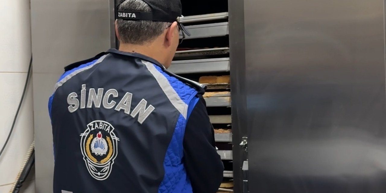 Sincan’da zabıtadan gıda işletmelerine sıkı denetim