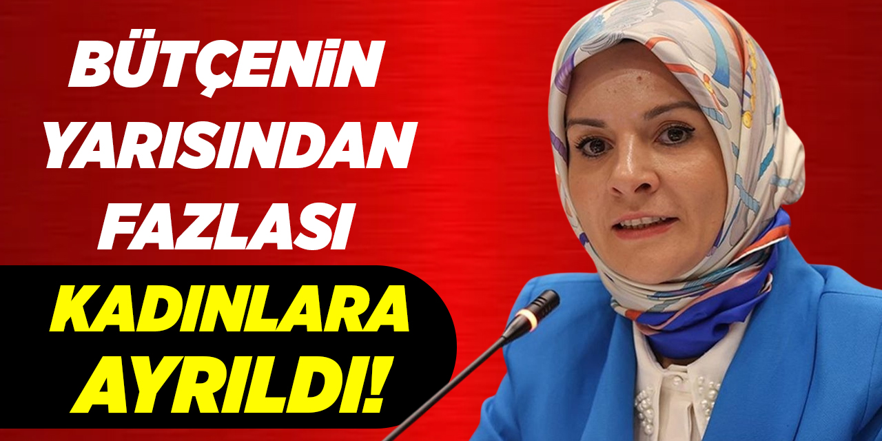 Bütçenin yarısından fazlası kadınlara ayrıldı!