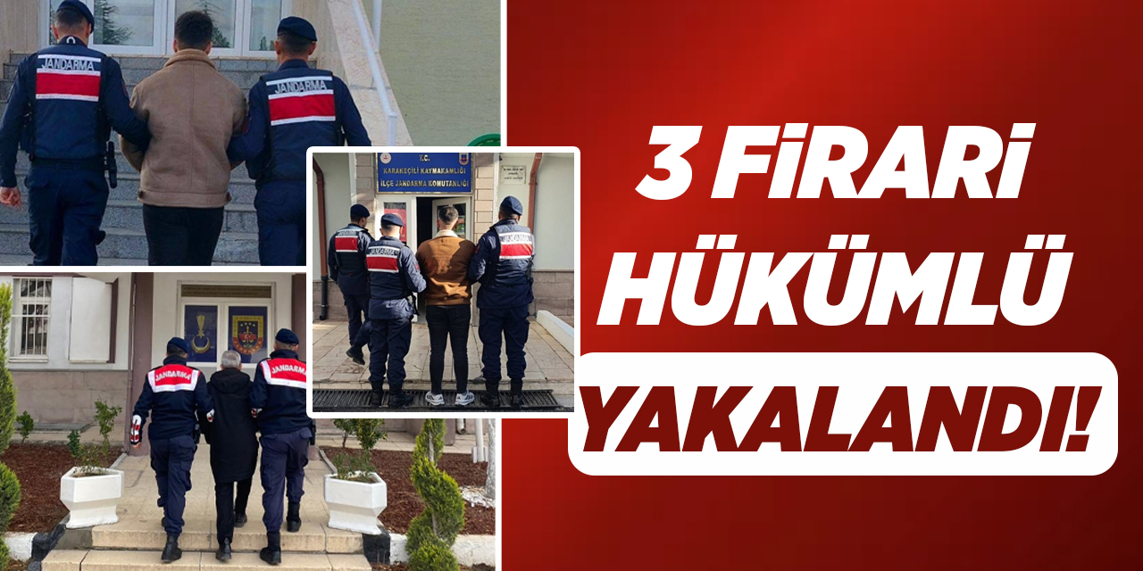 Kırıkkale'de 3 firari dolandırıcı yakalandı