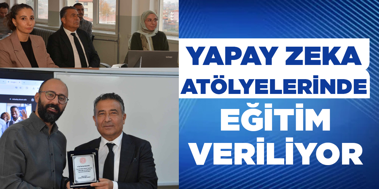 Yapay zeka atölyelerinde eğitim veriliyor