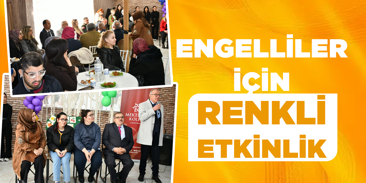 Engelliler için renkli etkinlik