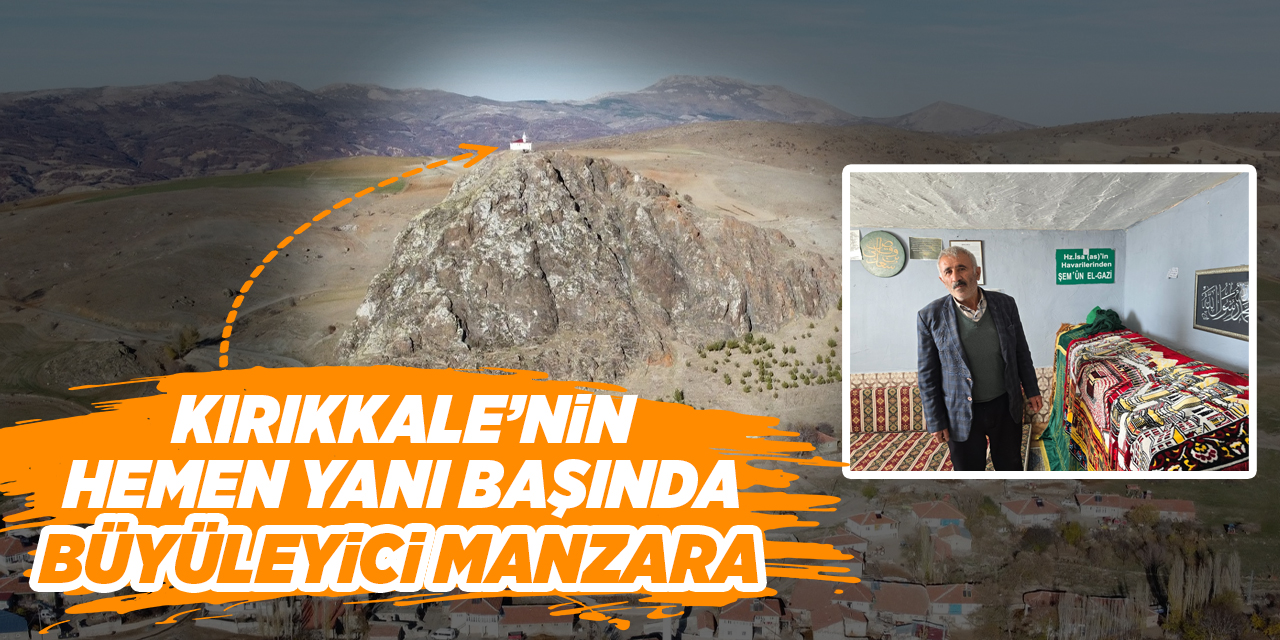 Kırıkkale’nin hemen yanı başında büyüleyici manzara