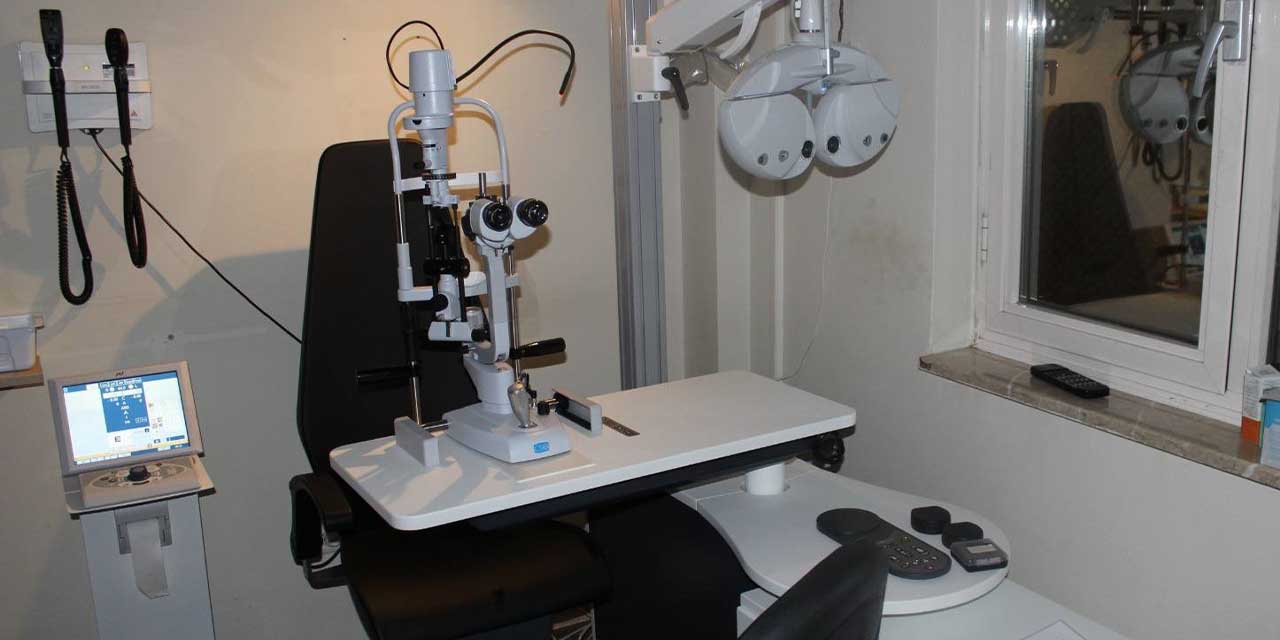 Göz polikliniklerine modern göz ünitesi kuruldu