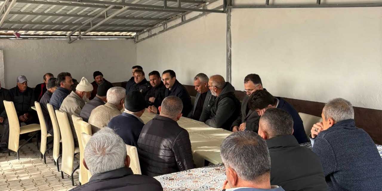 Kaymakam Aktay, İzzettin Köyünde vatandaşlarla buluştu