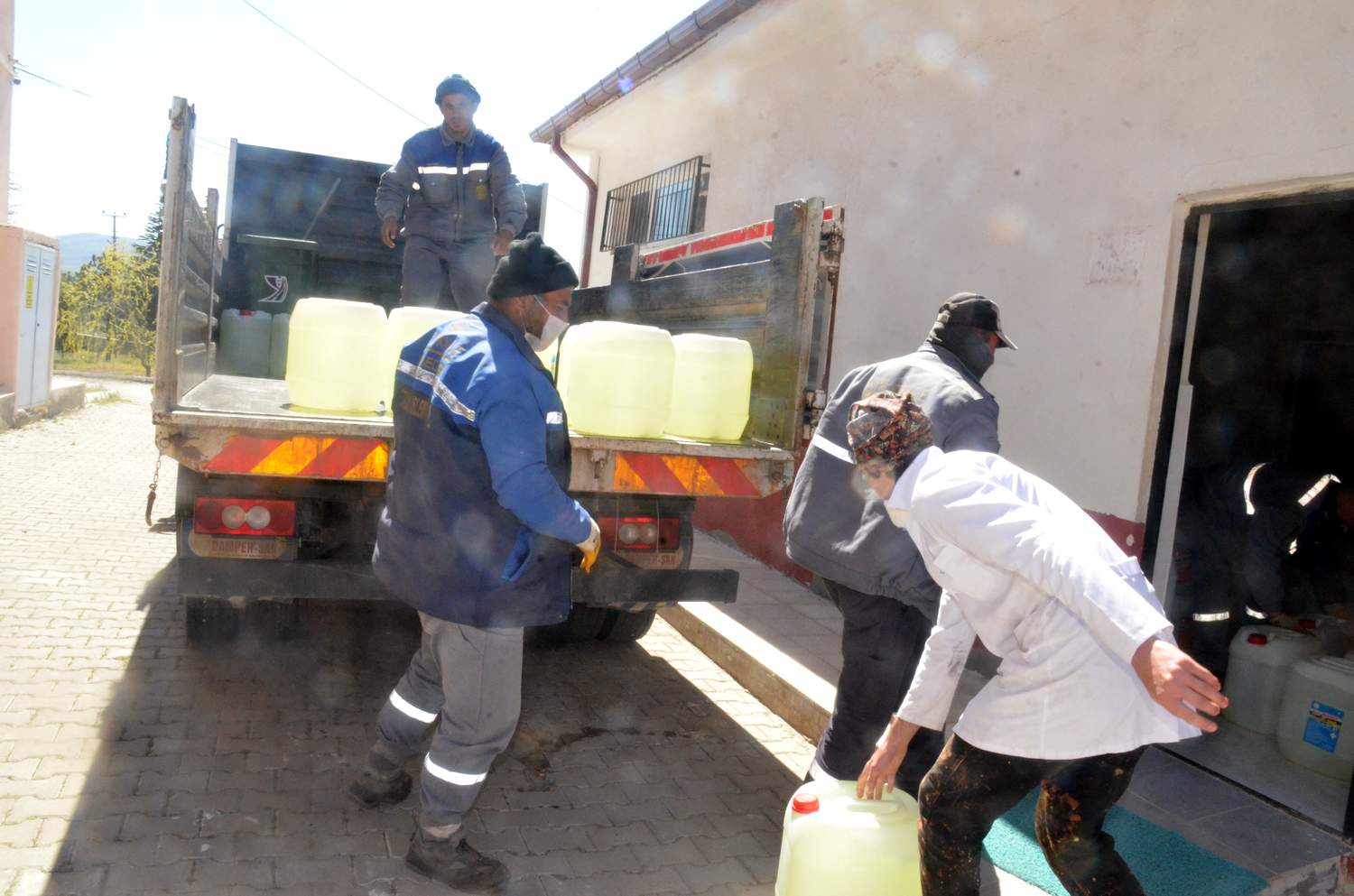 Meslek Lisesi üretiyor belediye kullanıyor