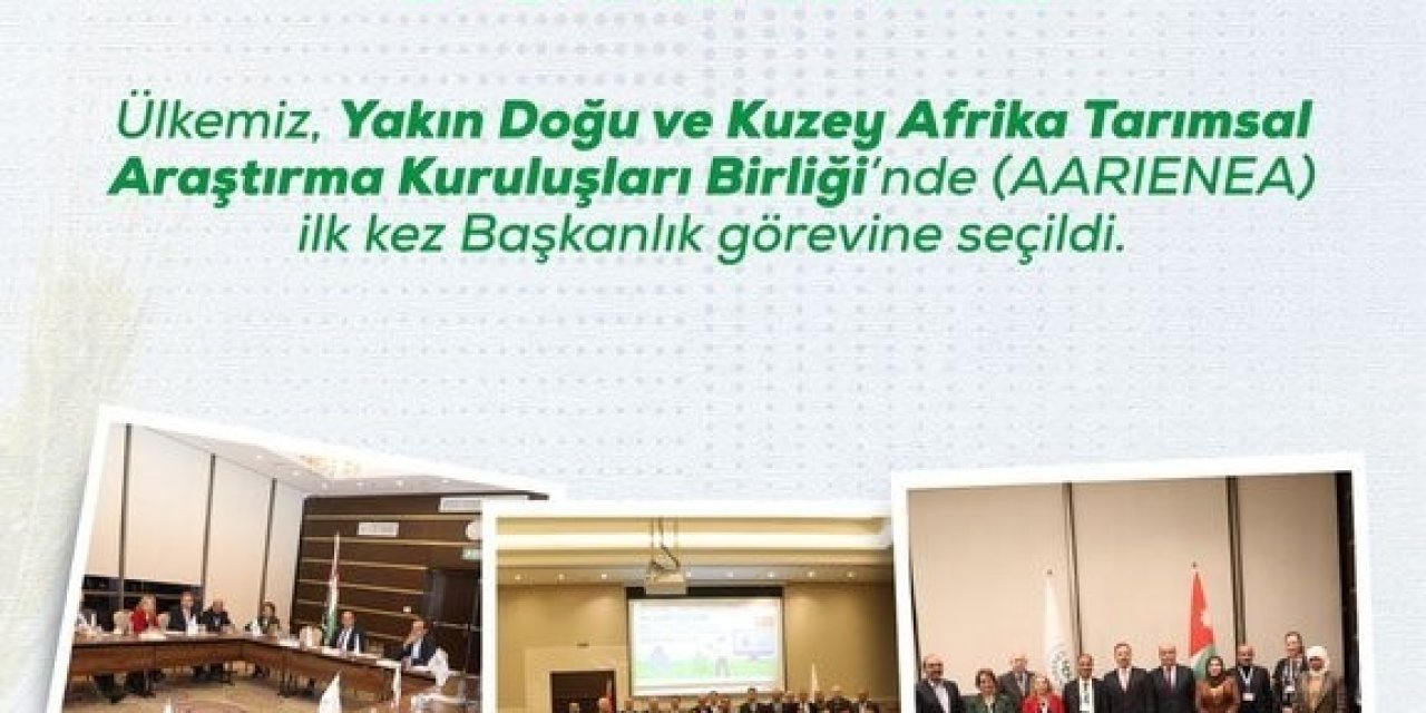 Bakan Yumaklı: "Ülkemiz, AARIENEA’da ilk kez başkanlık görevine seçildi"