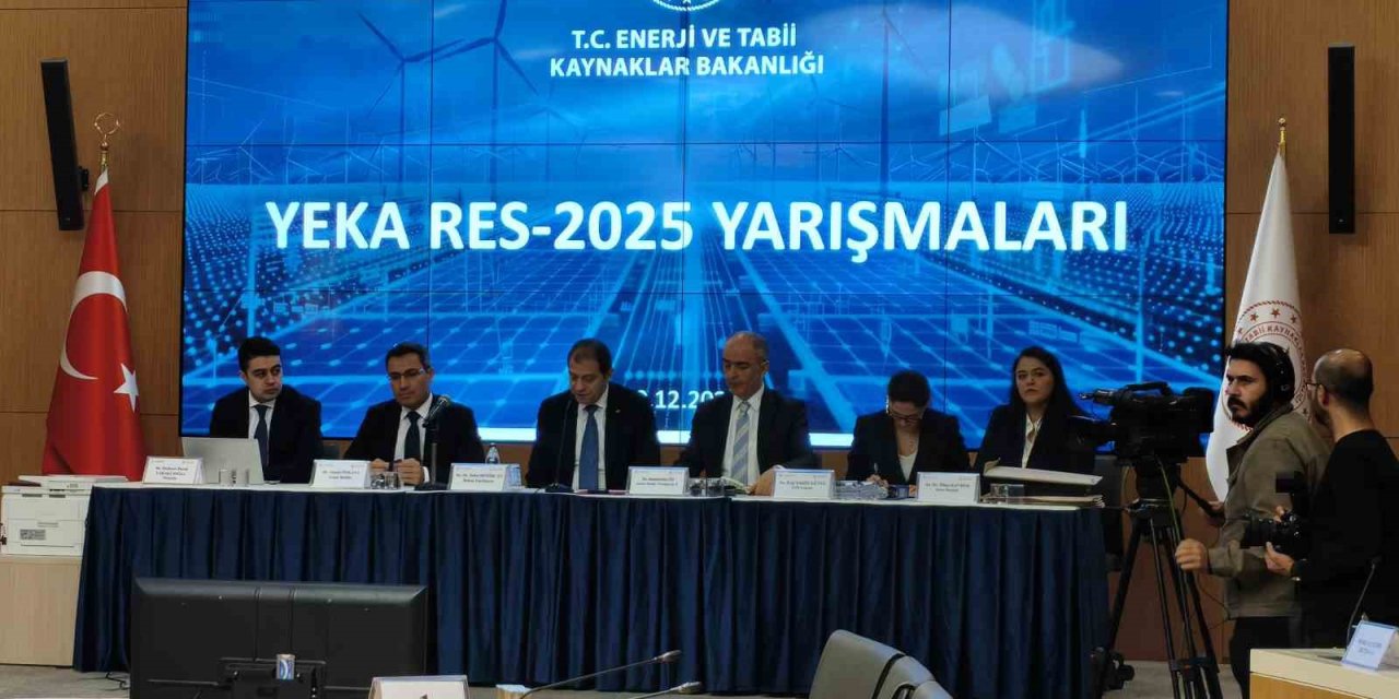 YEKA RES-2025 Yarışmaları tamamlandı: 6 bölge için teklifler belli oldu