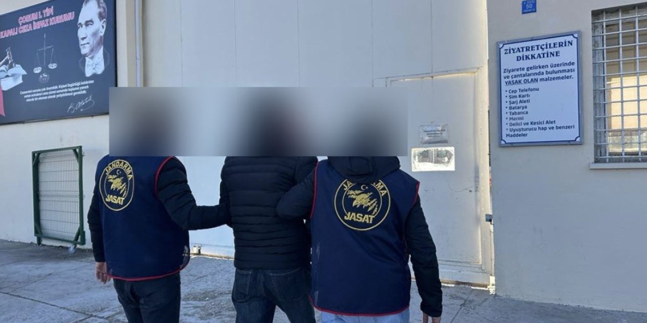 Çorum’da JASAT ekipleri 7 ayrı suçtan aranan firariyi yakaladı