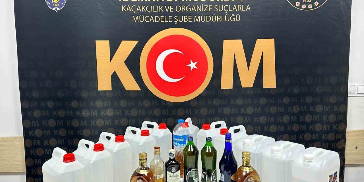 Kastamonu’da kaçak içki operasyonu