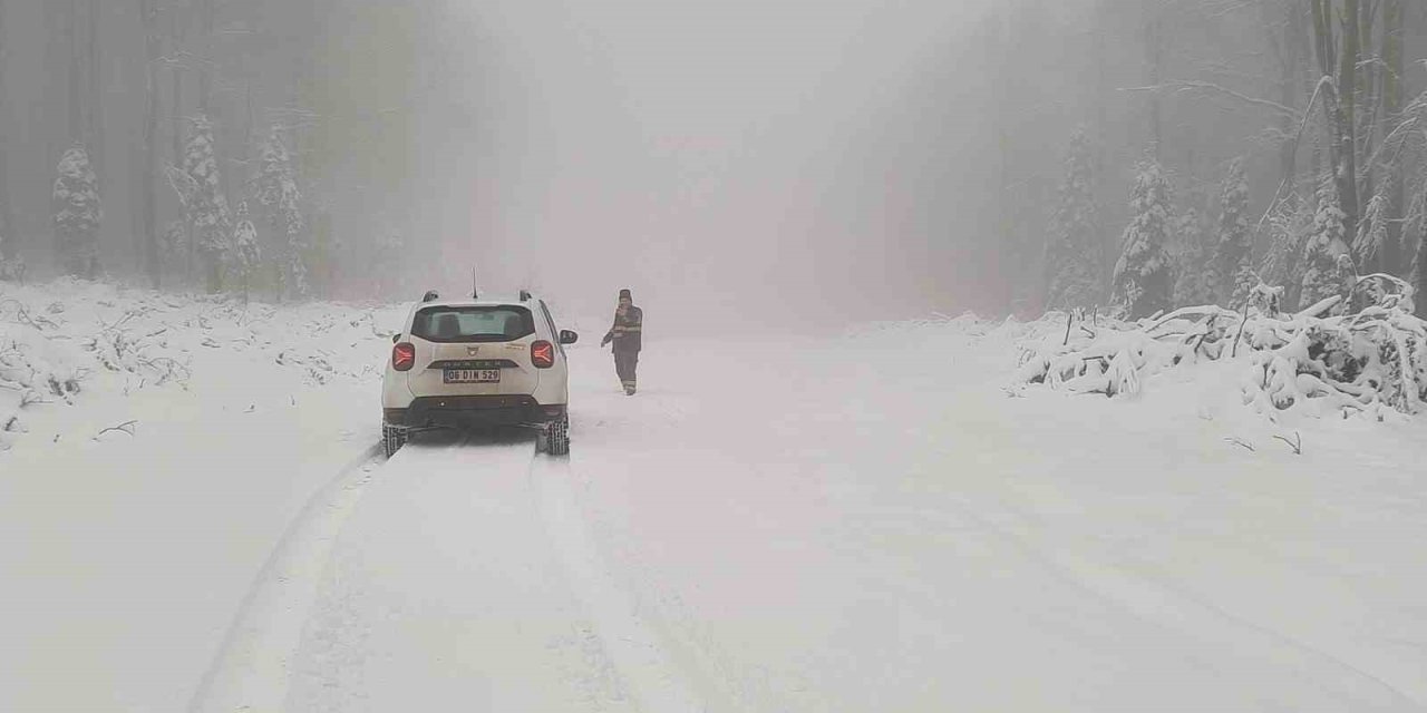 Kastamonu’da kar yağışı etkili oldu
