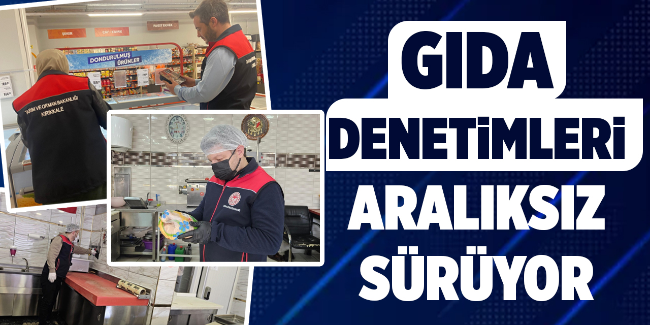 Gıda denetimleri aralıksız sürüyor