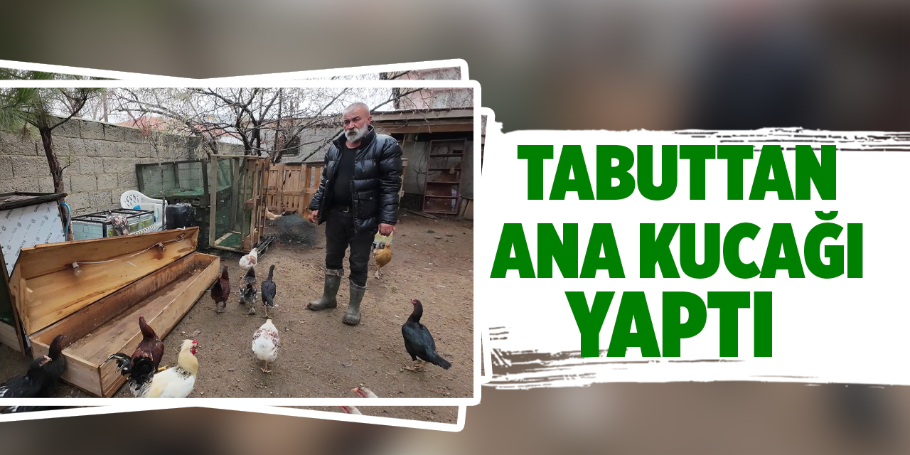 İlginç geri dönüşüm! Tabuttan ana kucağı yaptı