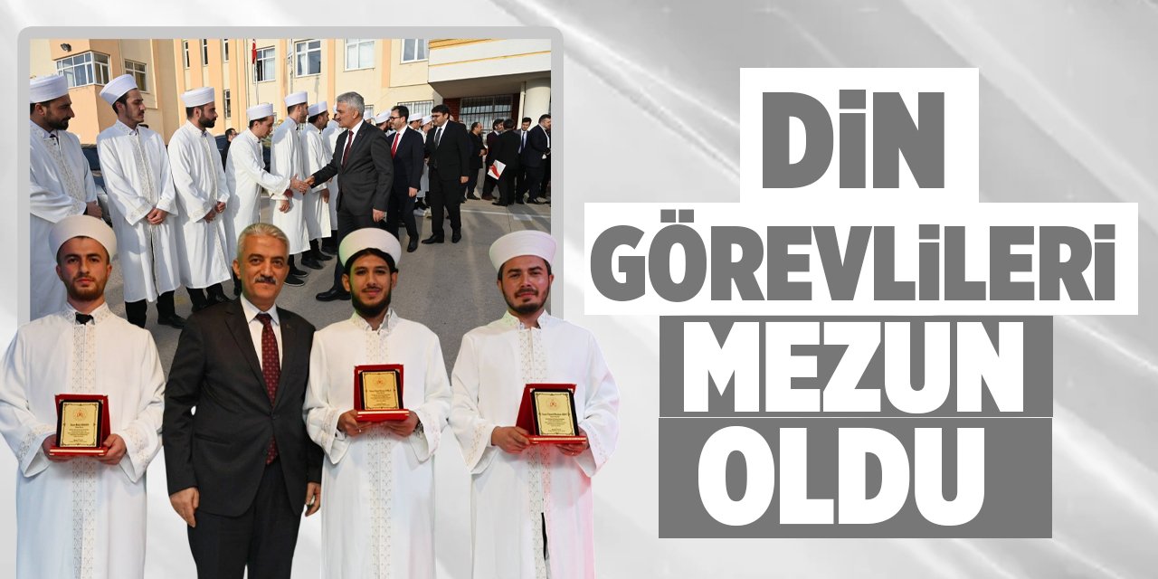 Kırıkkale'de din görevlileri mezun oldu