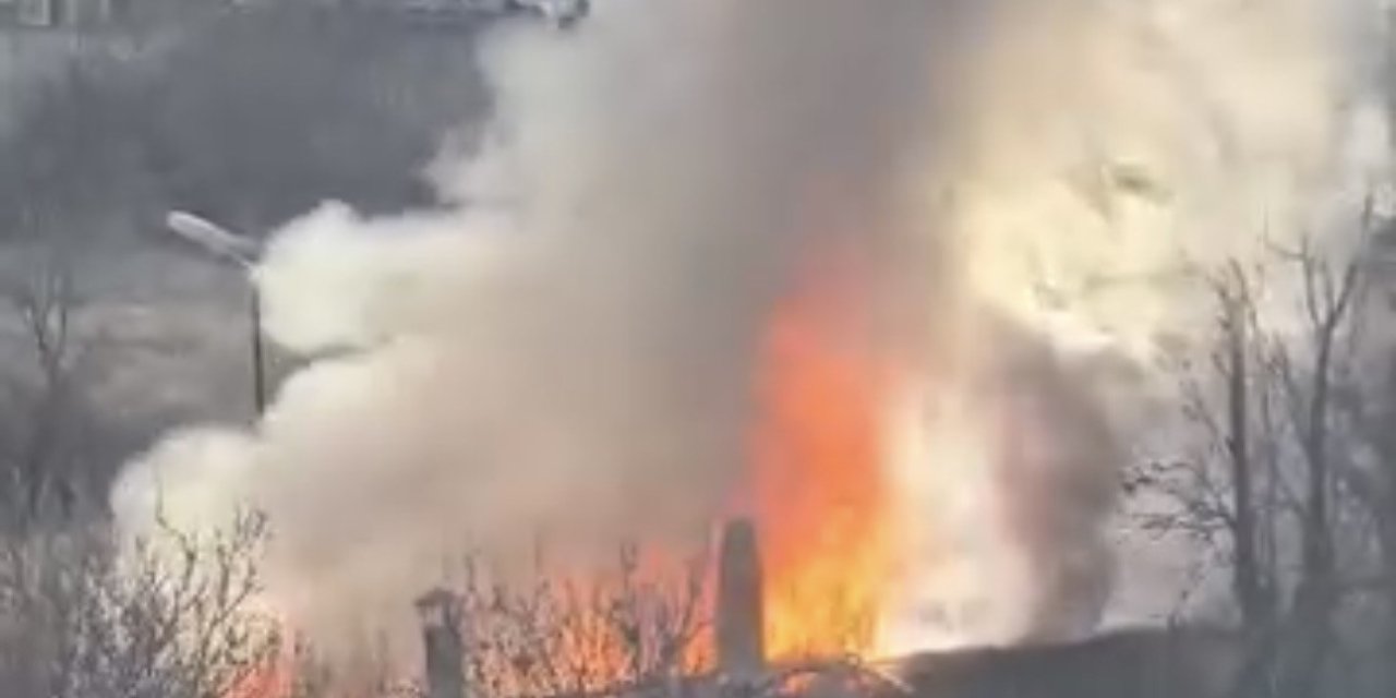 Alevlere teslim olan kulübe küle döndü