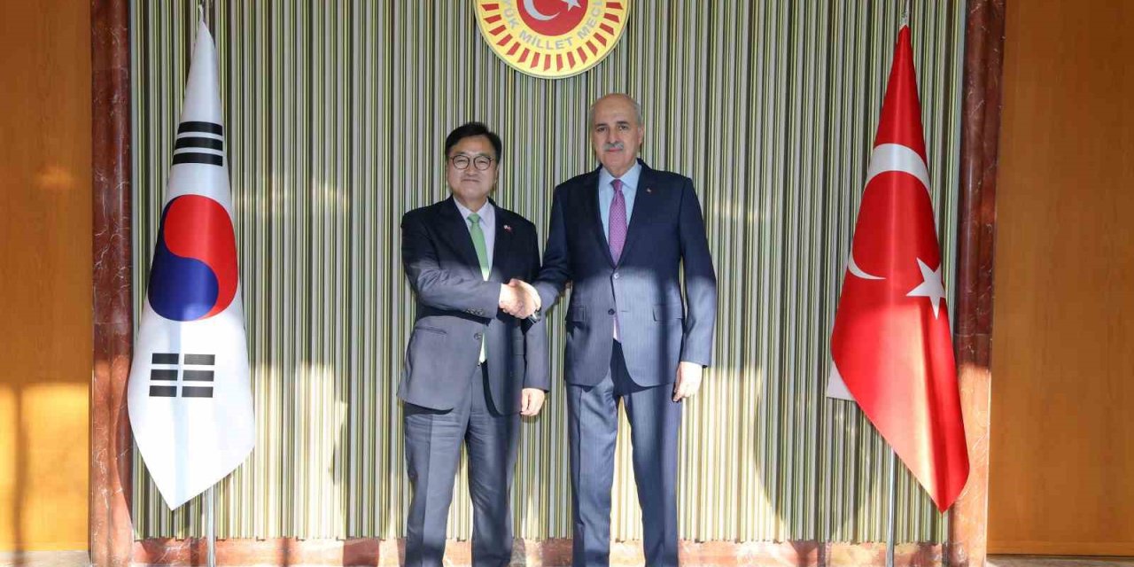 TBMM Başkanı Kurtulmuş, Kore Cumhuriyeti Ulusal Meclisi Başkanı Woo Wonshik ile görüştü