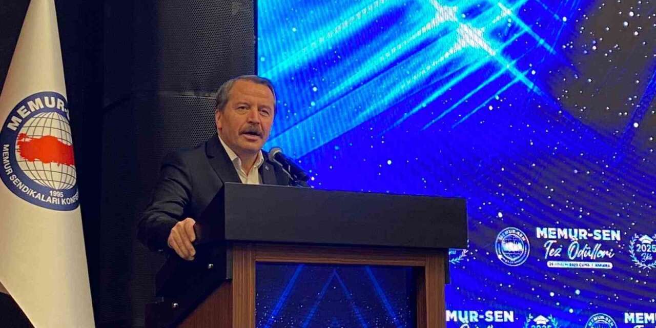Memur-Sen’den memurların sorunlarına dikkat çekilmesi amacıyla 5. Tez Ödül Töreni