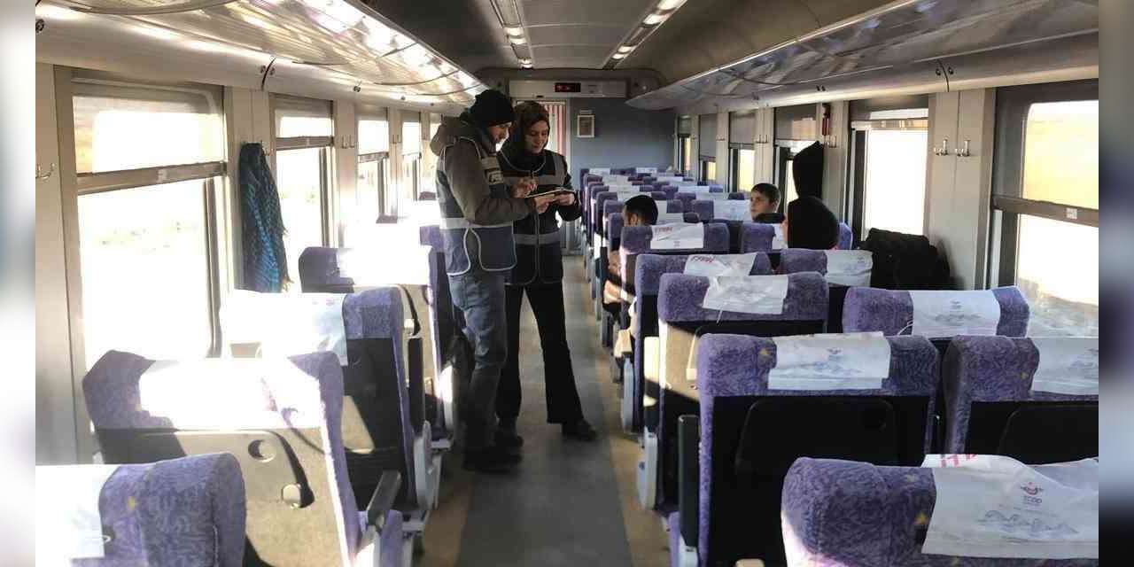 Yerköy’den geçen Güney Ekspres treninde polis denetimi