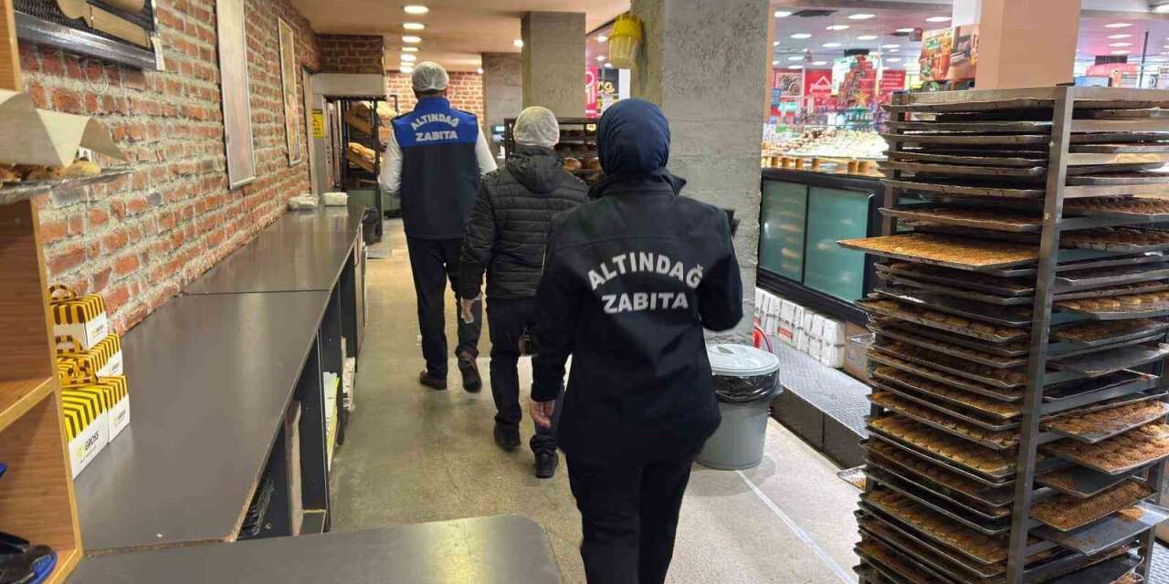 Altındağ Belediyesi’nden yılbaşı denetimi