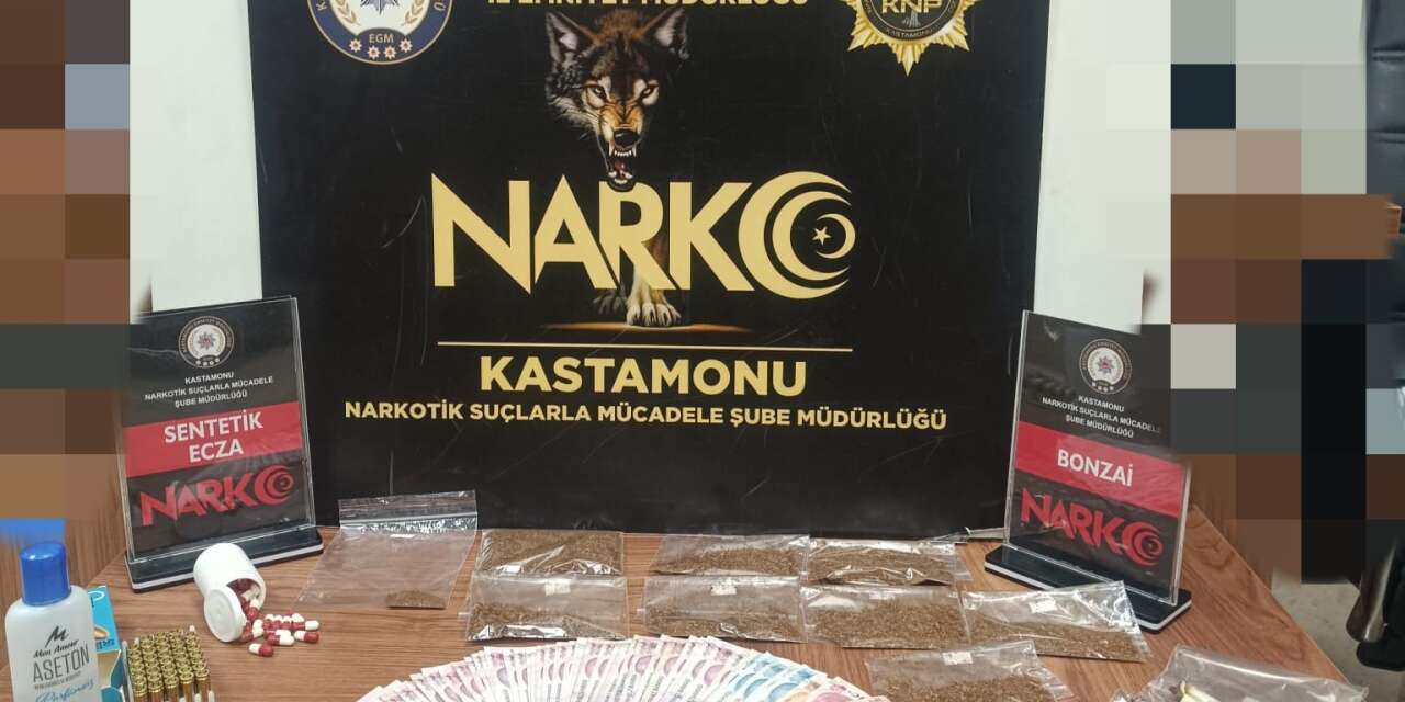 Kastamonu’da uyuşturucuyla yakalanan şahıs tutuklandı