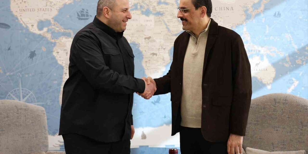 MİT Başkanı Kalın, Ukrayna Ulusal Güvenlik ve Savunma Konseyi Sekreteri Umerov ile bir araya geldi