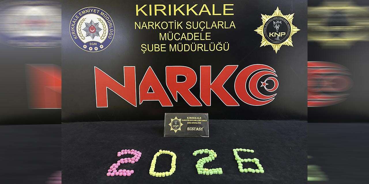 Kırıkkale’de 150 adet uyuşturucu hap ele geçirildi