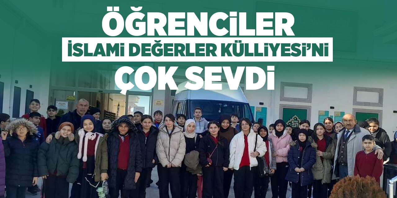 Öğrenciler, İslami Değerler Külliyesi’ni çok sevdi