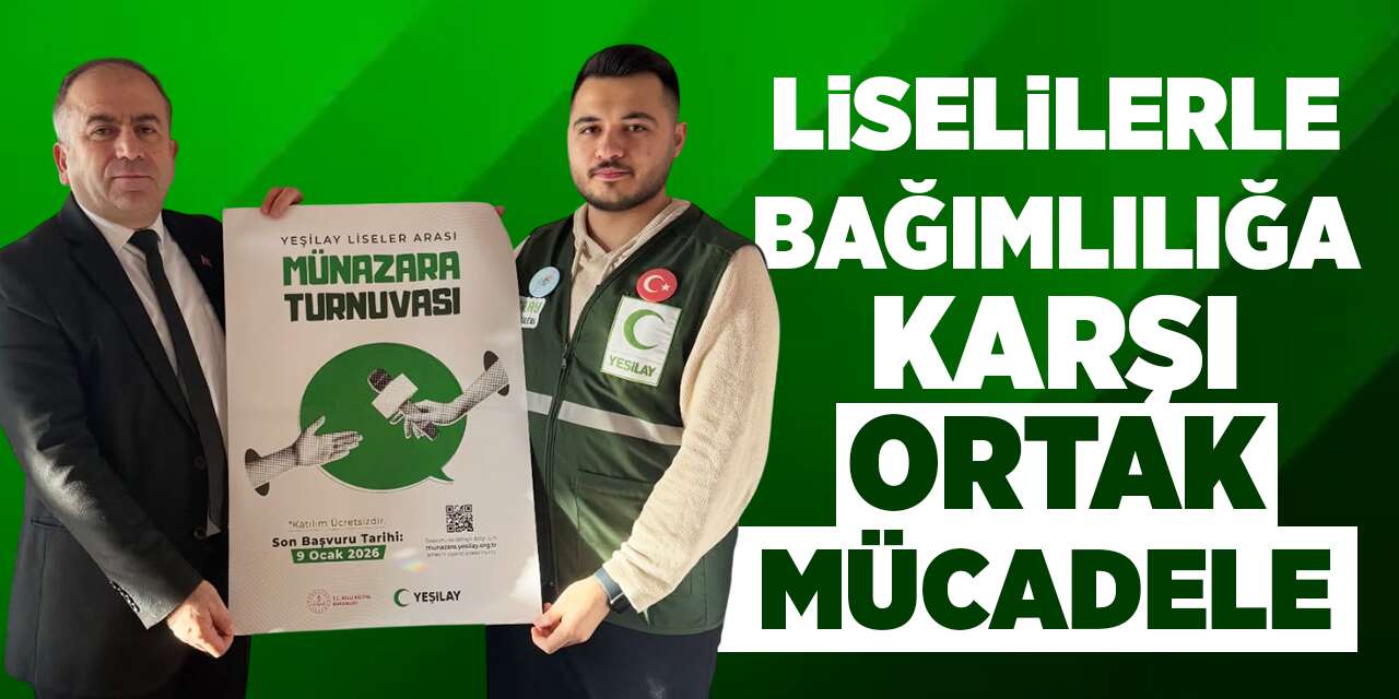 Liselilerle bağımlılığa karşı ortak mücadele